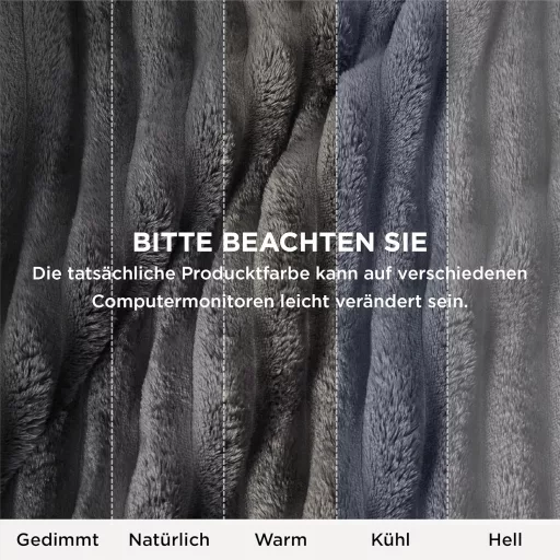 BEDSURE Mekana Flanel Deka 150x200cm Tamno Siva Navlaka za Kauč i Krevet