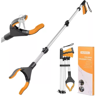   YAUNGEL 108 cm összecsukható fogó mágneses gripper 360° forgatható szemétcsipesz - 108cm, orange