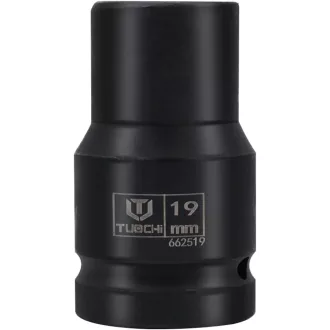 XRMXF Cheie tubulară de impact scurtă, hexagonală, 19 mm