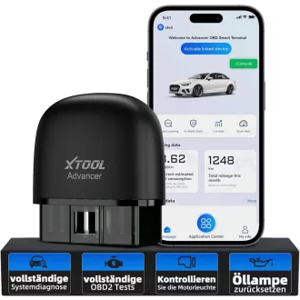   XTOOL AD20 Pro OBD2 dijagnostički alat za automobile - skeniranje cijelog sustava, čitač kodova grešaka, resetiranje uljnog servisa, kompatibilan s iOS/Androidom, E