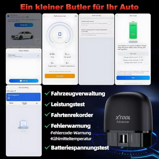 XTOOL AD20 Pro OBD2 Diagnostický Nástroj do Auta - Skenovanie Celého Systému, Čítačka Chybových Kódov, Reset Olejového Servisu, Kompatibilný s iOS/Android,