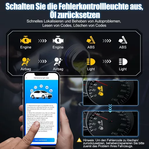 XTOOL AD20 Pro Instrument de diagnosticare auto OBD2 - Scanare completă a sistemului, cititor de coduri de eroare, resetare service ulei, compatibil iOS/Android, E