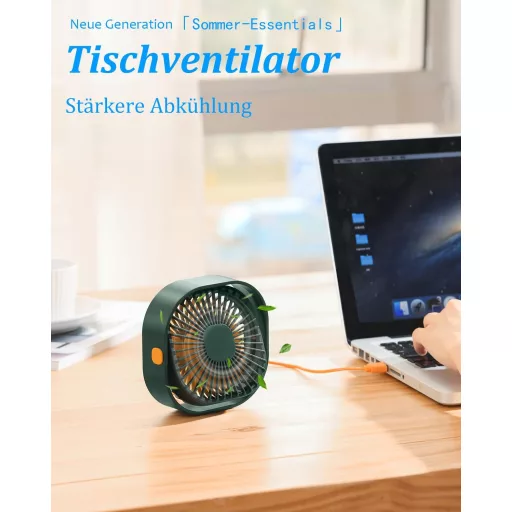 benpen Mini USB Asztali Ventilátor 3 Fokozat Csendes Hordozható Irodai Asztali Ventilátor