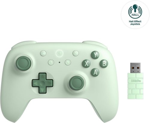8bitdo Ultimate 2C Vezeték Nélküli Kontroller PC és Android Eszközökhöz - 1000 Hz-es Válaszidő, Hall-Effekt Joystick, Programozható Gombok, 