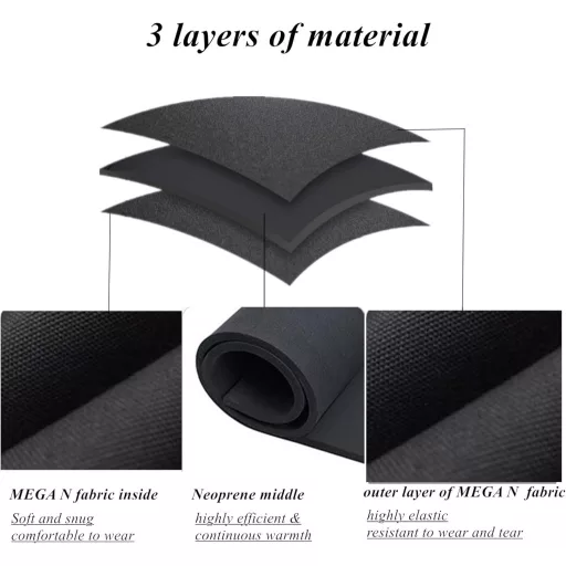 ZCCO 1.5-3mm Neoprén Búvárfelső Cipzárral Férfiaknak és Nőknek