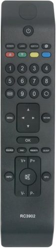 ALLIMITY Univerzális Távirányító Inno Hit TV-hez - Kompatibilis IH22914T19B, IH26916T17B és Más Modellekkel, 10m Hatótávolság, Ergonomikus