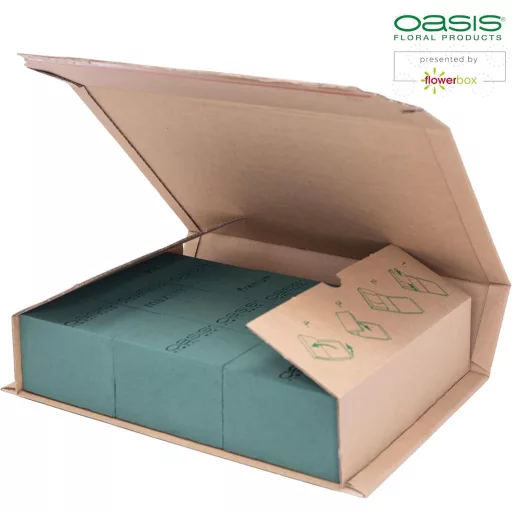 Flowerbox 3x Original Oasis® Premium spužve za cvijeće s MaxLife impregnacijom - 23x11x3,6cm