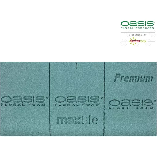 Flowerbox 3x Original Oasis® Premium spužve za cvijeće s MaxLife impregnacijom - 23x11x3,6cm