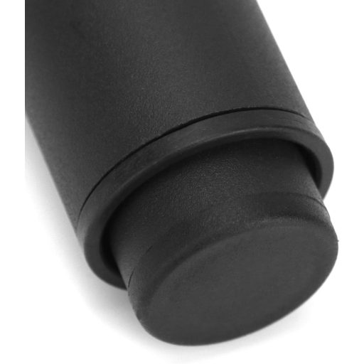 QWORK Set 4 picioare pentru mobilă reglabile pe înălțime 180-330 mm, bază de fier cu placă de fixare prin înșurubare, negru