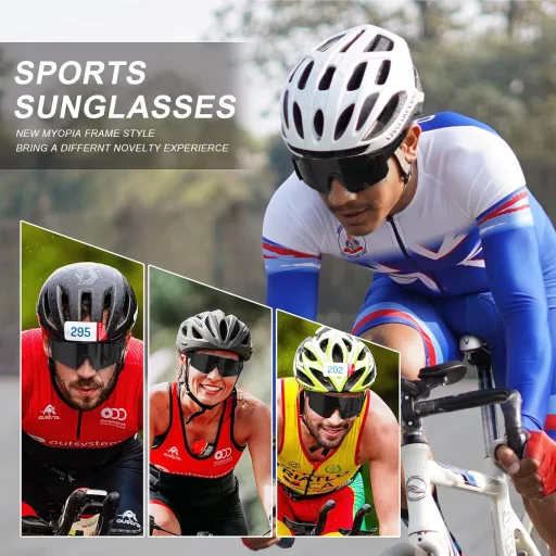 Ochelari de soare sport polarizați Suoso pentru bărbați și femei - Ochelari de ciclism UV400
