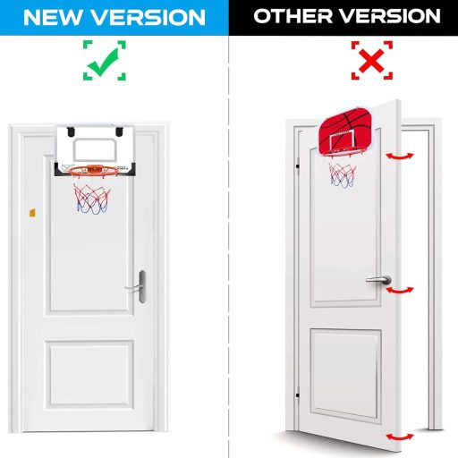 Anzmtosn mini basketbalový set 23 cm s nástennou obručou, sieťkou a loptou s pumpičkou