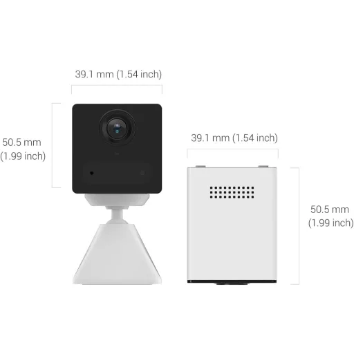 Cameră de supraveghere video wireless de interior EZVIZ CB2 1080P, vedere nocturnă, audio bidirecțional, albă