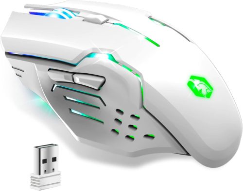 Mouse de gaming wireless EMPIRE GAMING RF903 - Iluminare de fundal RGB LED, 4800 DPI, Ergonomic, Reîncărcabil, Compatibil PS4/PS5/Xbox/PC/Mac
