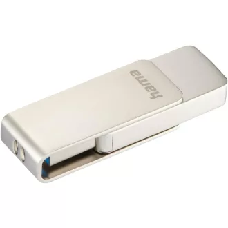   Hama 512GB USB 3.2 Flash Drive Ezüst Forgó Mechanizmussal 100MB/s