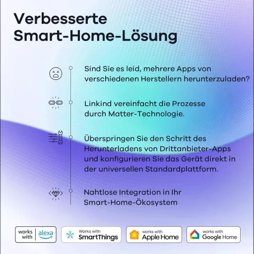 Linkind Smart RGBTW LED izzó E27 WiFi Alexa 4db szett, 1800-6500K színváltó okos lámpa