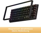 RK ROYAL KLUDGE RK84-DE 75% Kompakt Mechanikus Gamer Billentyűzet, Kék Kapcsolók, RGB Háttérvilágítás, Bluetooth/2.4GHz, Mac és Windows Komp