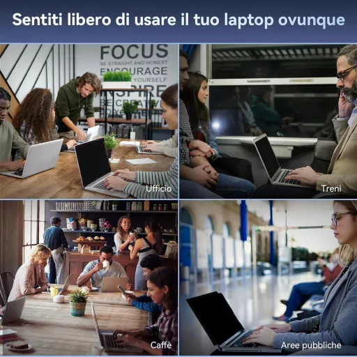 Protescreen 13,3" monitorový filter na notebook, ochrana súkromia, filter modrého svetla