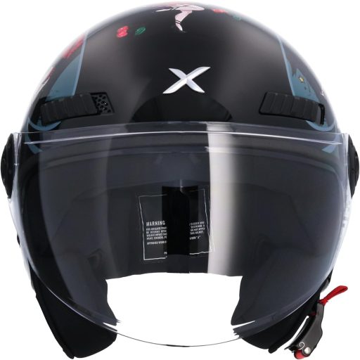 Shiro La Betty Jet Motoros Sisak ECE Jóváhagyott Fekete XS 53/54