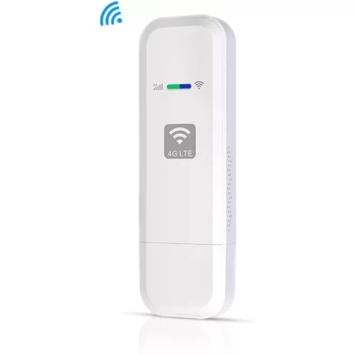 HOSAYA 4G USB WiFi Router so slotom na SIM kartu – Prenosný hotspot modem, vysokorýchlostný mobilný internet, ideálny mini modem na cestovanie