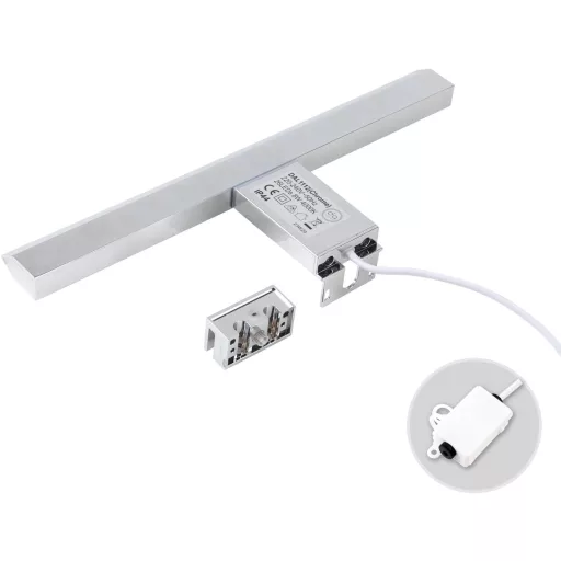 da LIGHT LED Tükör Lámpa 30 cm 580 lm Fürdőszoba Világítás IP44 Semleges Fehér Chrome