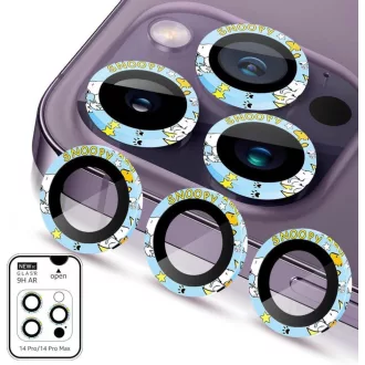   iPhone 14 Pro/Pro Max Zaštitno Staklo za Kameru s Aluminijskim Okvirom, Set od 2 Komada