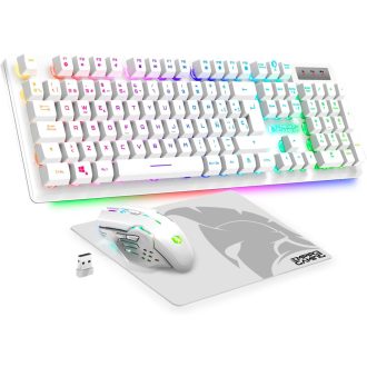   Empire Gaming Armor RF800 Wireless RGB Gamer Billentyűzet és Egér Szett 2.4GHz