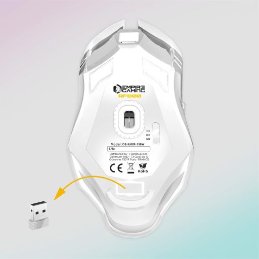 Empire Gaming Armor RF800 Wireless RGB Gamer Billentyűzet és Egér Szett 2.4GHz