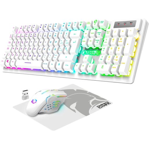 Empire Gaming Armor RF800 Wireless RGB Gamer Billentyűzet és Egér Szett 2.4GHz