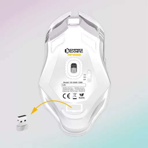 Empire Gaming Armor RF800 Wireless RGB Gamer Billentyűzet és Egér Szett 2.4GHz