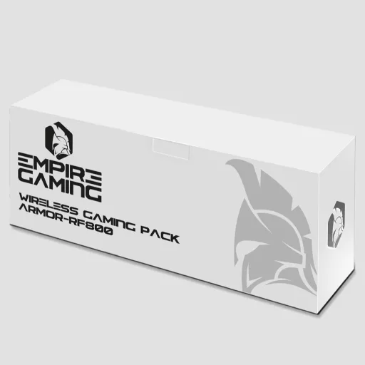 Empire Gaming Armor RF800 Wireless RGB Gamer Billentyűzet és Egér Szett 2.4GHz