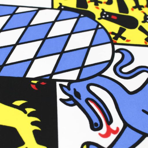 HPMAISON Bavarska Zastava 90x150 cm - UV Otporna Dekoracija za Oktoberfest Pivski Festival s Mjedenim Prstenovima za Vrt, Balkon, Vanjske i Unutarnje Prostore