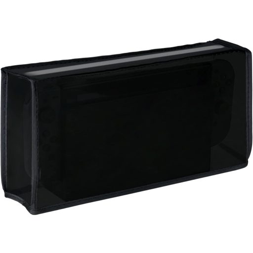 Husa de protecție PlayVital pentru dock Nintendo Switch & OLED, rezistentă la apă și praf, neagră
