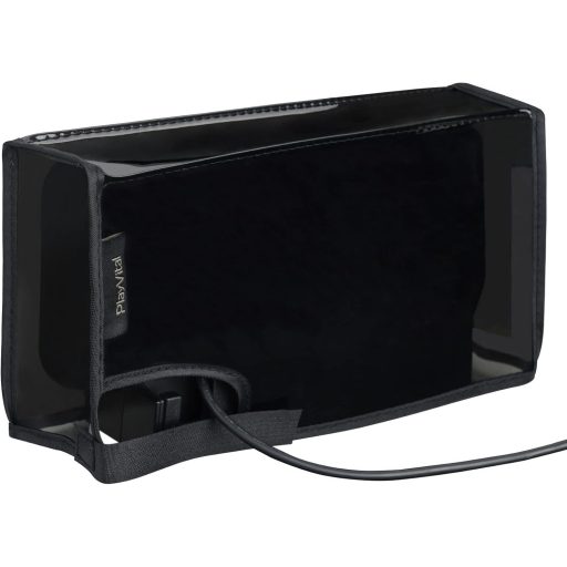 Husa de protecție PlayVital pentru dock Nintendo Switch & OLED, rezistentă la apă și praf, neagră
