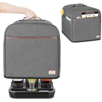   Bartesian koktélgép védőtok - Szürke utazótáska kapszulatartóval