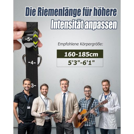 ALongSong Fitnesz Gumiszalag Készlet 6 Ellenállással (20-240Lbs) - Pilates Rúddal, Fogantyúkkal és Ajtórögzítővel - Otthoni Edzéshez, Erősít