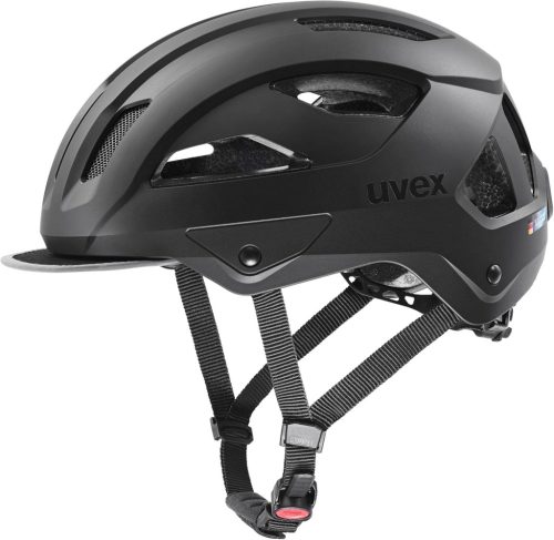 Uvex Stride Style Kerékpáros Bukósisak - Egyéni Méretbeállítás, Német Minőség, Hardshell Technológia, 53-56 cm, Fekete Matt, Unisex