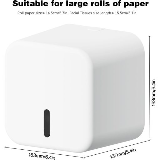 Colist Falra Szerelhető Wc Papír Tartó Öntapadós Vízálló Macskabiztos Nagy