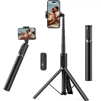   Trepied și selfie stick ATUMTEK de 55 inchi cu telecomandă Bluetooth