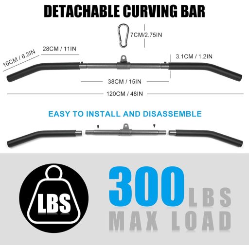 Lyndwin Lat Pull Bar Biceps Húzódzkodó Rúd Otthoni Edzéshez Crossfit Erőedzés