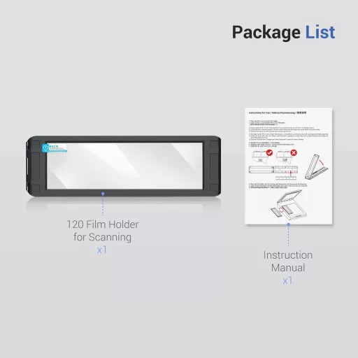 Suport negativ film 120 JJC pentru scaner flatbed, scanare format mediu