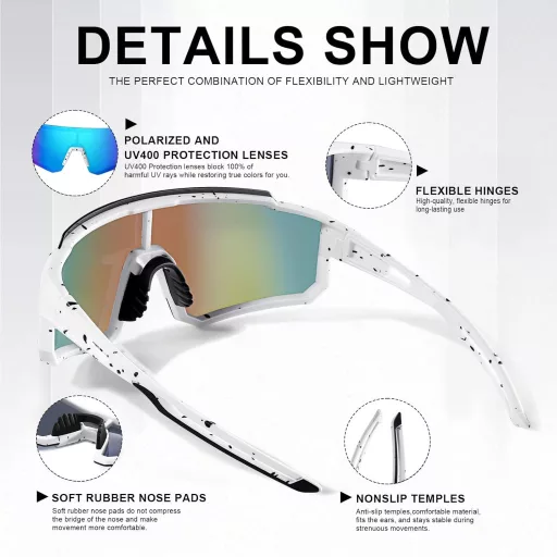 Polarizované športové okuliare Suoso na bicykel UV400 pre mužov a ženy