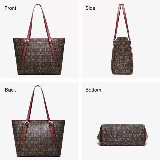 Cnolés Női Bőr Kézitáska Válltáska - Barna Hobo Stílusú Táska Felső Fogantyúval, Elegáns Tote Bag Hölgyeknek