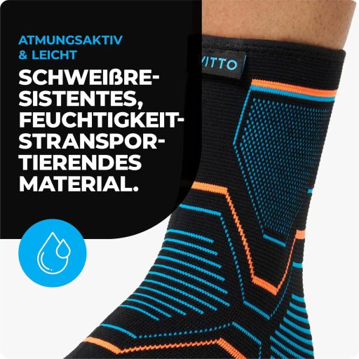 VITTO Bokaszélesítő Támasz 2db M-es Méret Sérült Szalagokhoz és Gyenge Ízületekhez