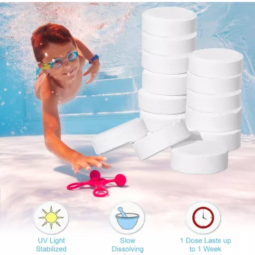 SEMINISMAR Klórtabletta Medencéhez és Jakuzziba 100g Vízkezelés