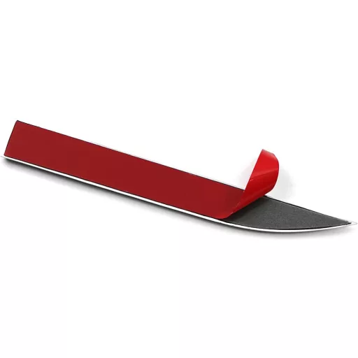 PTDecals Emblemă Metalică Autocolant Drapel Franța 14,7x2 cm - Decorațiune Auto pentru Caroserie, Capotă, Portbagaj, Ușă