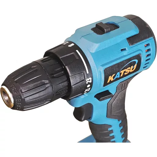 Mașină de găurit și înșurubat cu acumulator KATSU FIT-BAT 21V, fără perii, cu lumină LED