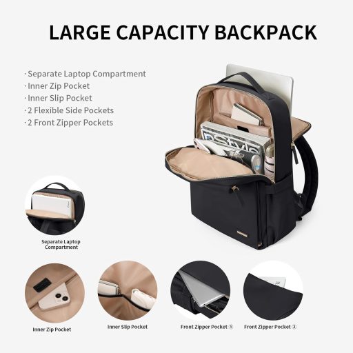 GOLF SUPAGS Női Laptop Hátizsák 15.6" Repülőgép Engedélyezett Munka Utazás