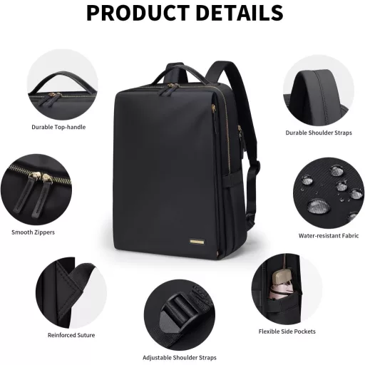 GOLF SUPAGS Ženski ruksak za laptop 15.6" Odobren za zrakoplov, za posao i putovanja