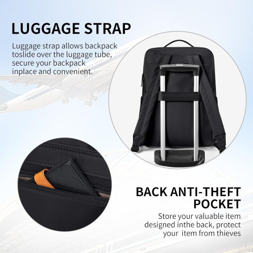 GOLF SUPAGS Női Laptop Hátizsák 15.6" Repülőgép Engedélyezett Munka Utazás