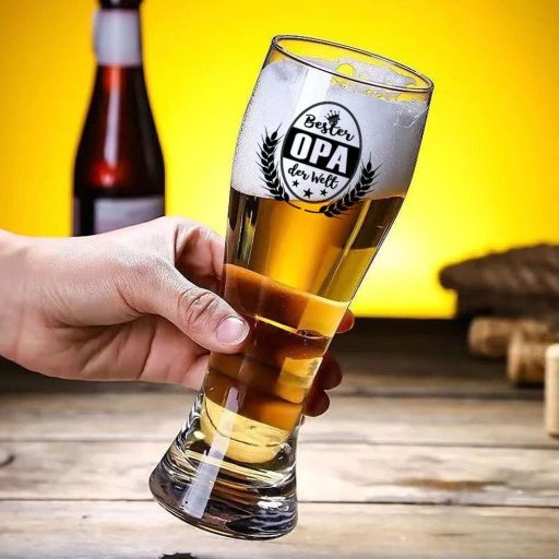 Pahar de Bere LOZACHE Bunicul 0,5L „Cel mai bun bunic” Cadou pentru bărbați